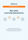 Orpello Educational Activity Pack - 1,000 Worksheets Digital PDF