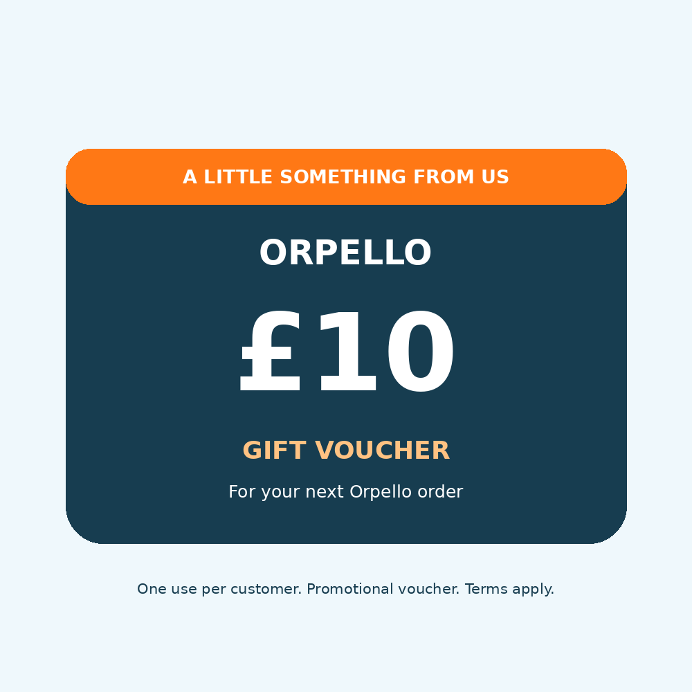 Orpello £10 Gift Voucher